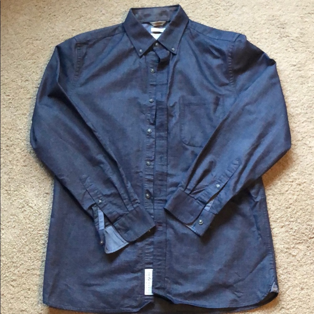 Men’s Jos A Bank denim button down shirt